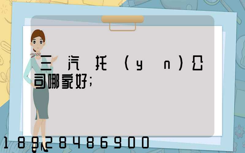 三亞汽車托運(yùn)公司哪家好