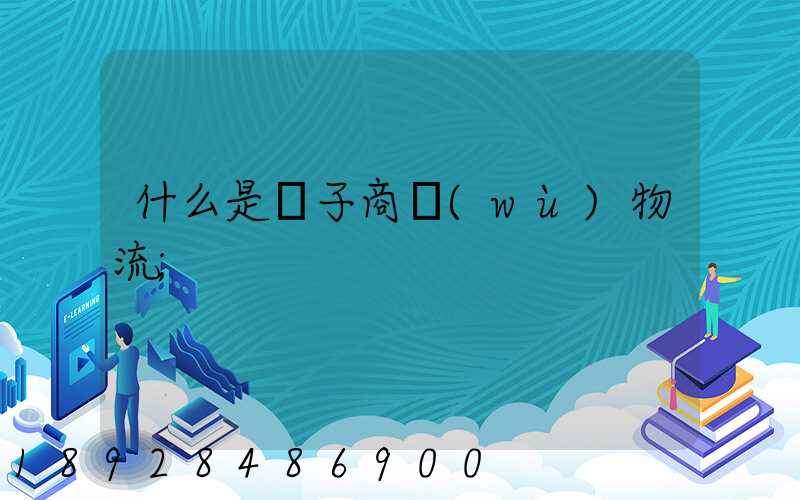 什么是電子商務(wù)物流