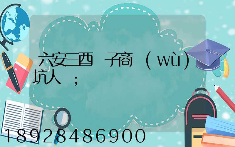 六安三酉電子商務(wù)坑人嗎