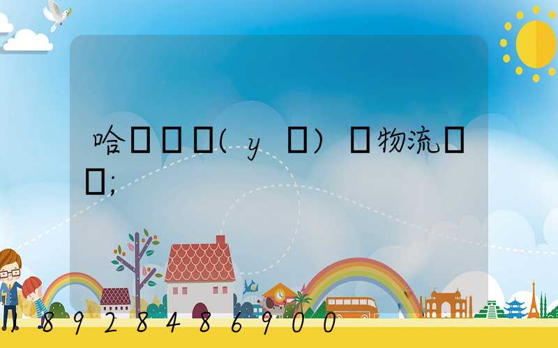 哈爾濱醫(yī)藥物流運輸