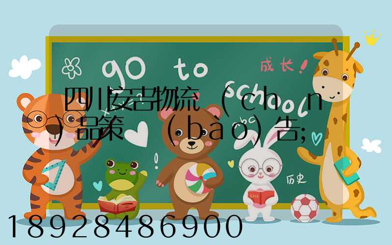 四川安吉物流產(chǎn)品策劃報(bào)告