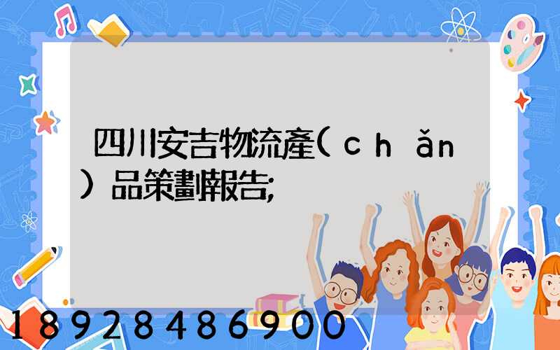 四川安吉物流產(chǎn)品策劃報告