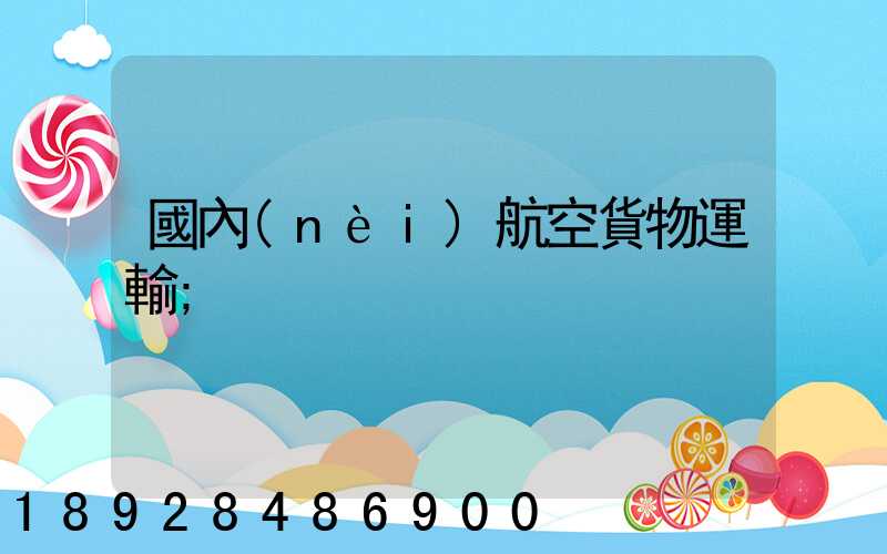 國內(nèi)航空貨物運輸