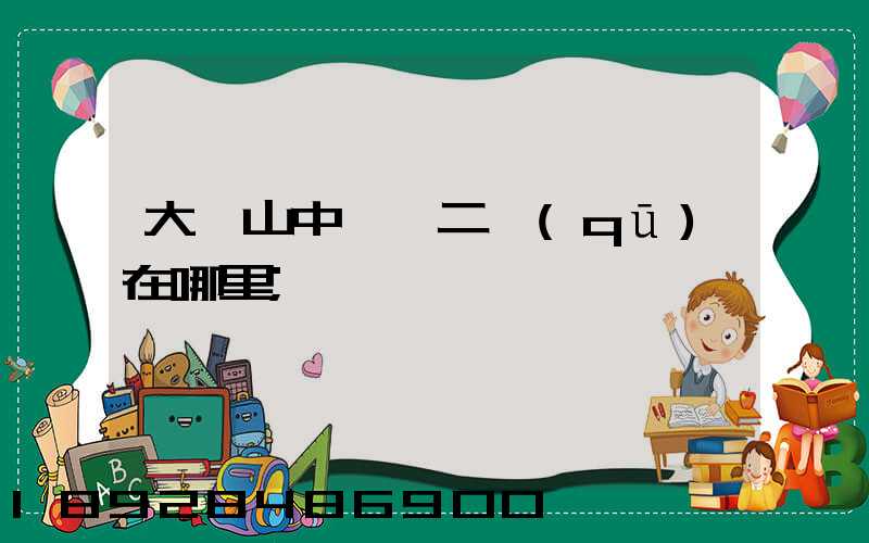 大嶺山中轉場二區(qū)在哪里