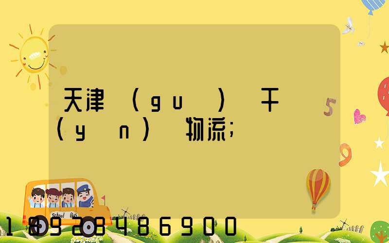 天津國(guó)際干線運(yùn)輸物流