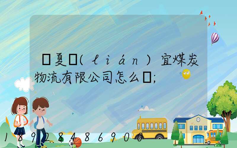 寧夏聯(lián)宜煤炭物流有限公司怎么樣