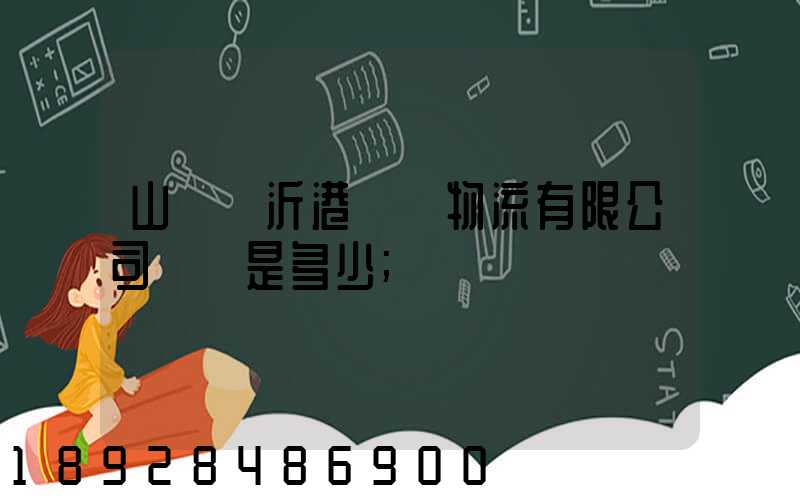 山東臨沂港國際物流有限公司電話是多少