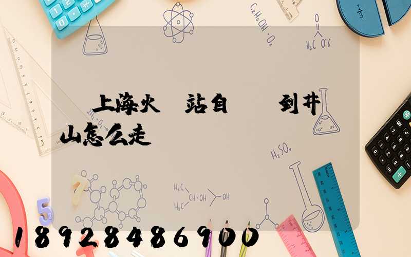從上?；疖囌咀择{車到井岡山怎么走