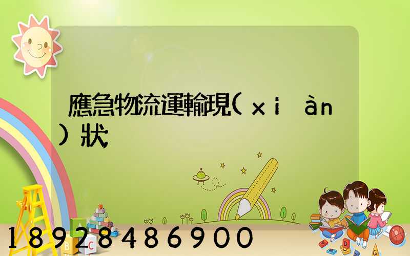 應急物流運輸現(xiàn)狀