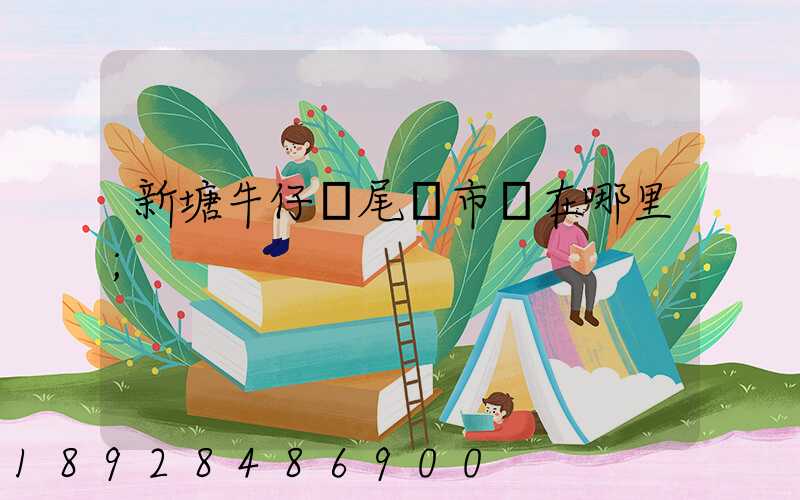 新塘牛仔褲尾貨市場在哪里