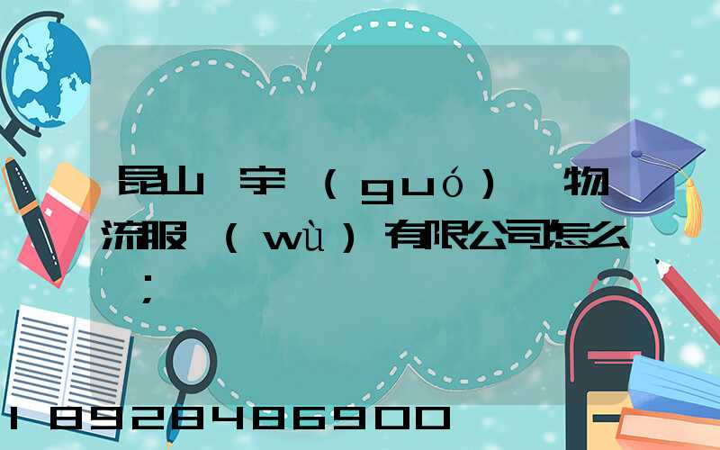 昆山瀚宇國(guó)際物流服務(wù)有限公司怎么樣