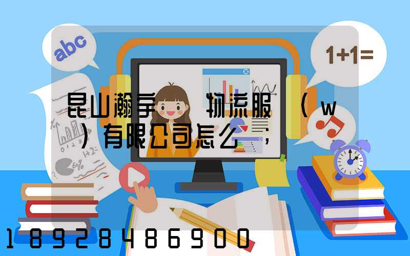 昆山瀚宇國際物流服務(wù)有限公司怎么樣