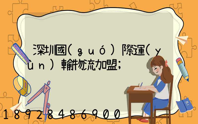 深圳國(guó)際運(yùn)輸物流加盟