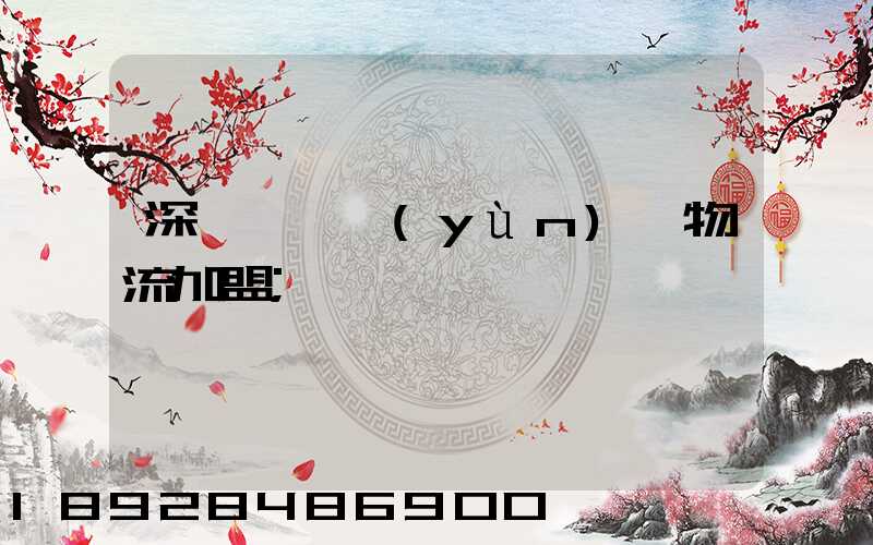 深圳國際運(yùn)輸物流加盟