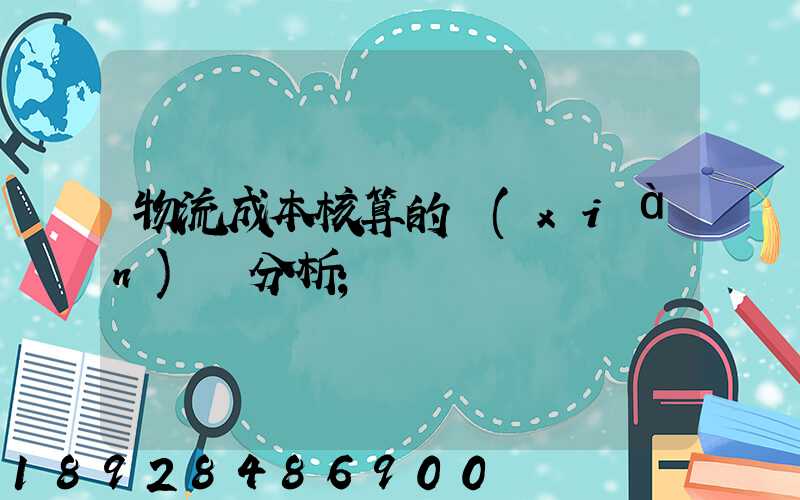 物流成本核算的現(xiàn)狀分析