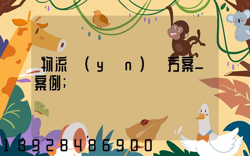 物流運(yùn)輸方案_案例