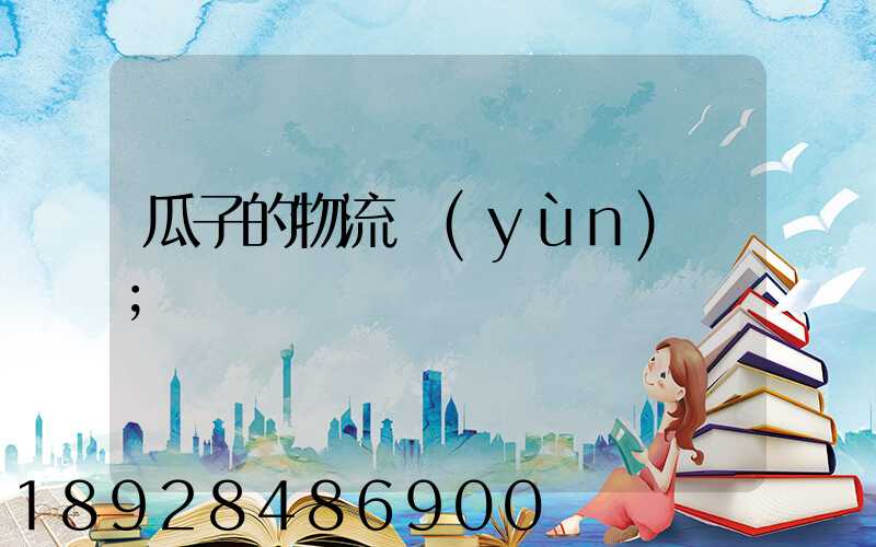 瓜子的物流運(yùn)輸