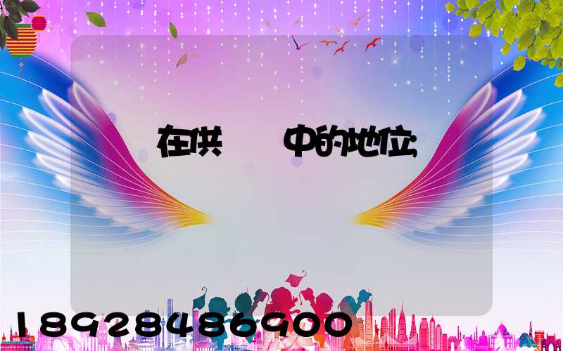 蘇寧在供應鏈中的地位