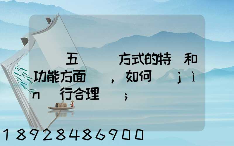 請從五種運輸方式的特點和功能方面說說,如何進(jìn)行合理運輸