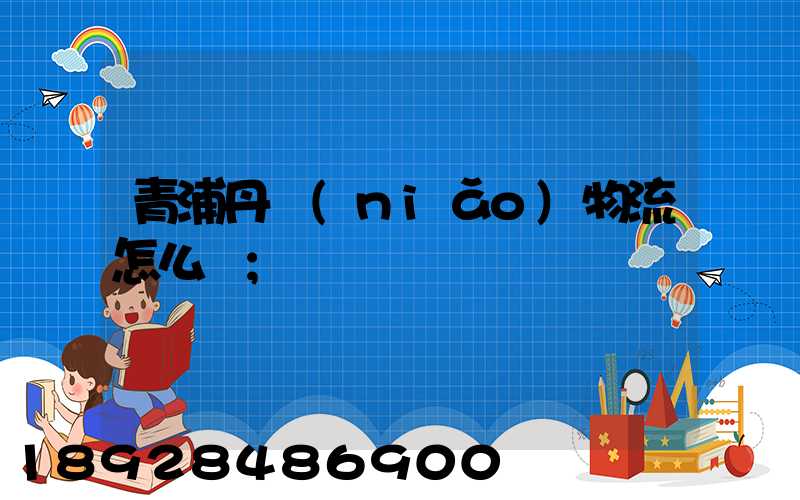 青浦丹鳥(niǎo)物流怎么樣